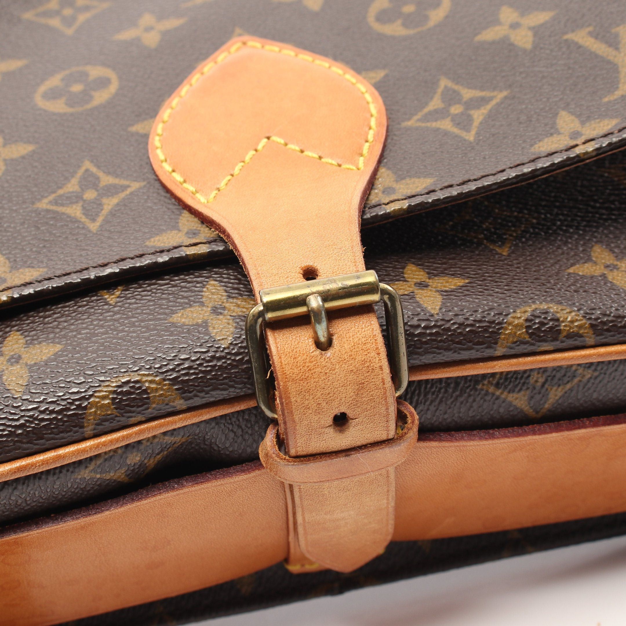 Louis Vuitton Louis Vuitton Cartesier Mm Monogram Shoulder Bag Leather Brown Size ONE SIZE - 12 Thumbnail