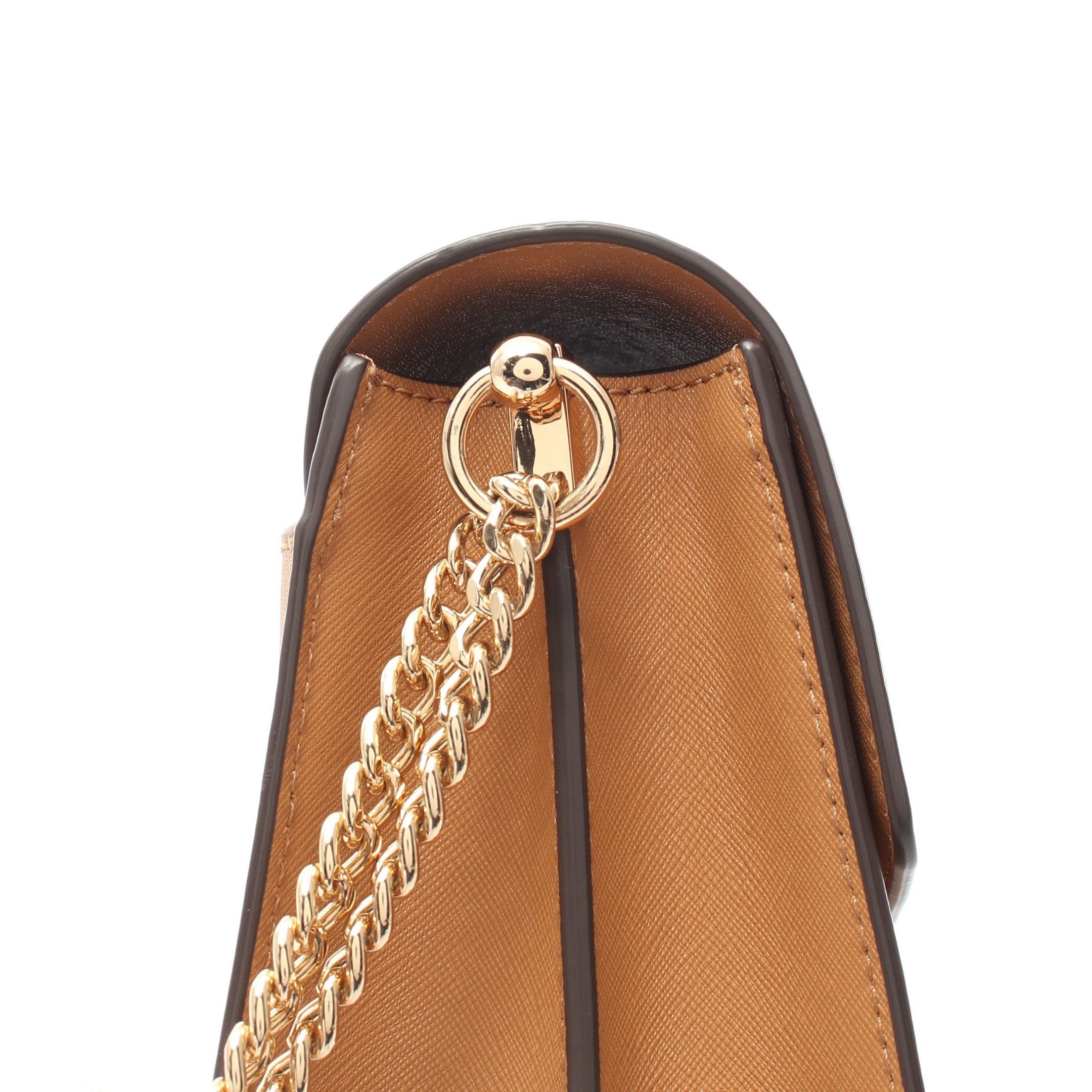 Tory Burch Tory Burch Chain Shoulder Bag Leather Light Brown Size ONE SIZE - 8 Thumbnail