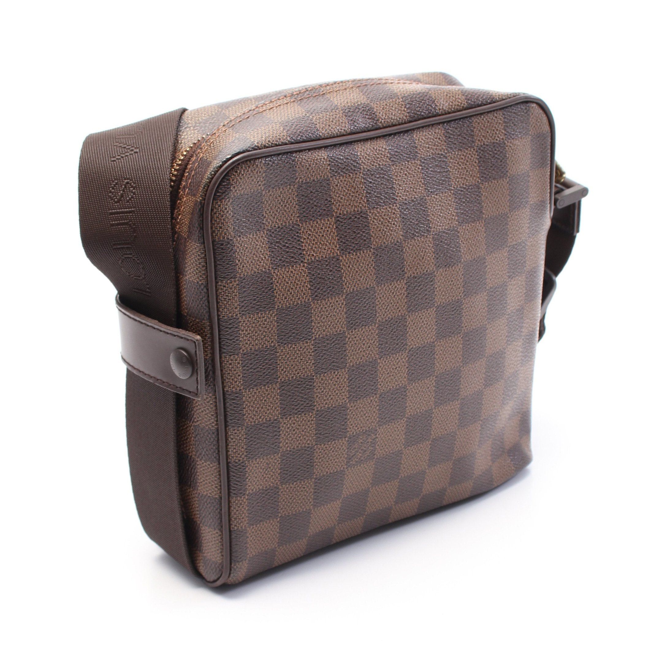 Louis Vuitton Louis Vuitton Olaf Pm Damier Ebene Shoulder Bag Leather Brown Size ONE SIZE - 2 Thumbnail
