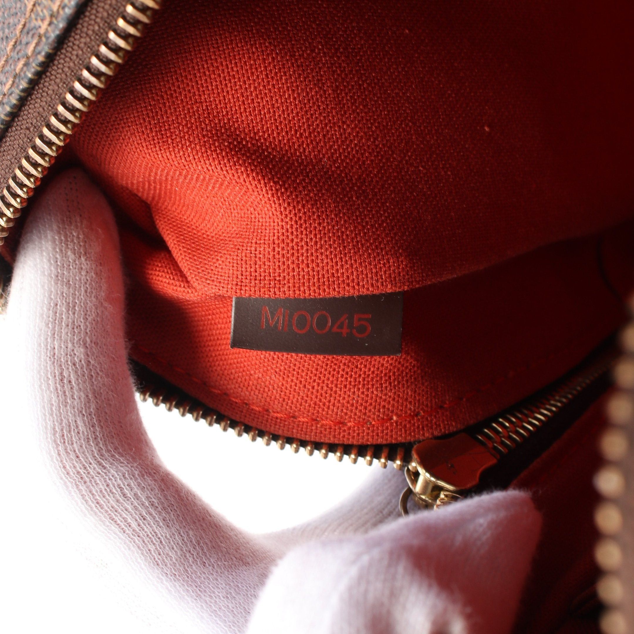 Louis Vuitton Louis Vuitton Olaf Pm Damier Ebene Shoulder Bag Leather Brown Size ONE SIZE - 5 Thumbnail