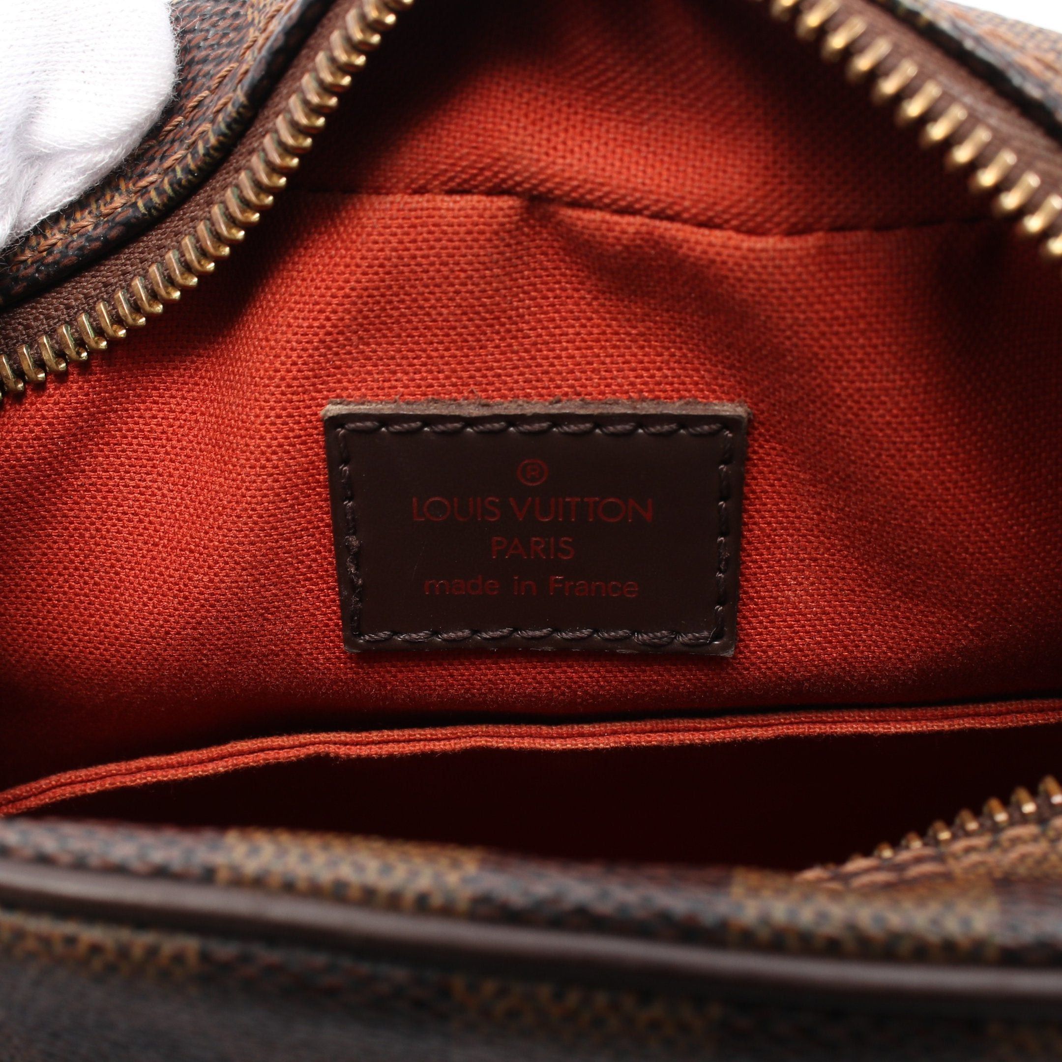 Louis Vuitton Louis Vuitton Olaf Pm Damier Ebene Shoulder Bag Leather Brown Size ONE SIZE - 4 Thumbnail