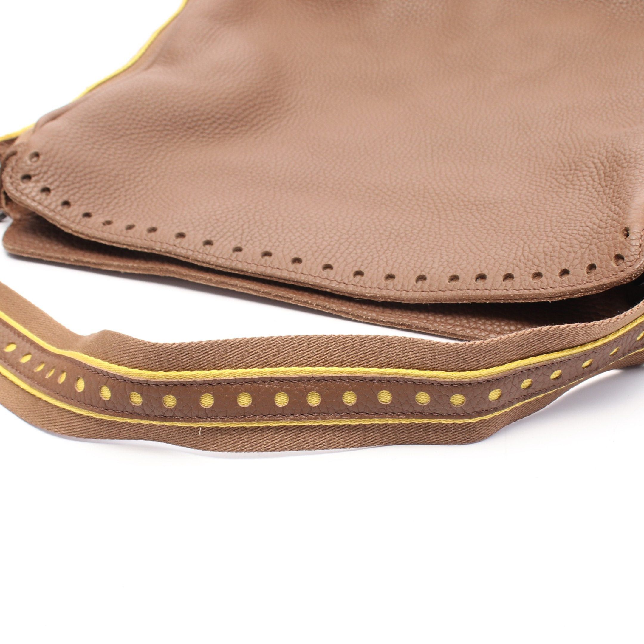 Bottega Veneta Bottega Veneta Shoulder Bag Leather Light Brown Size ONE SIZE - 6 Thumbnail