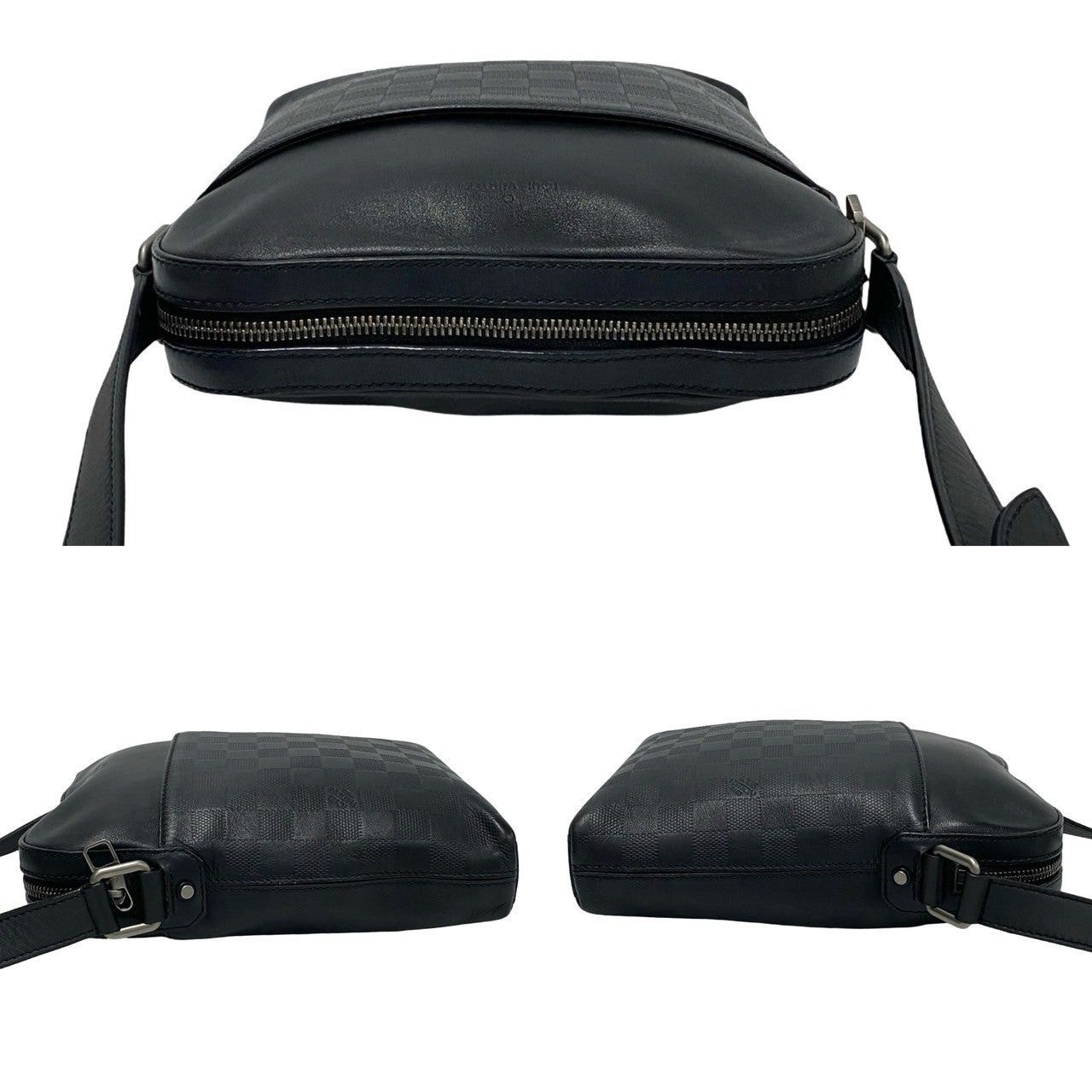 Louis Vuitton Louis Vuitton Shoulder Bag Black Leather Size ONE SIZE - 5 Thumbnail