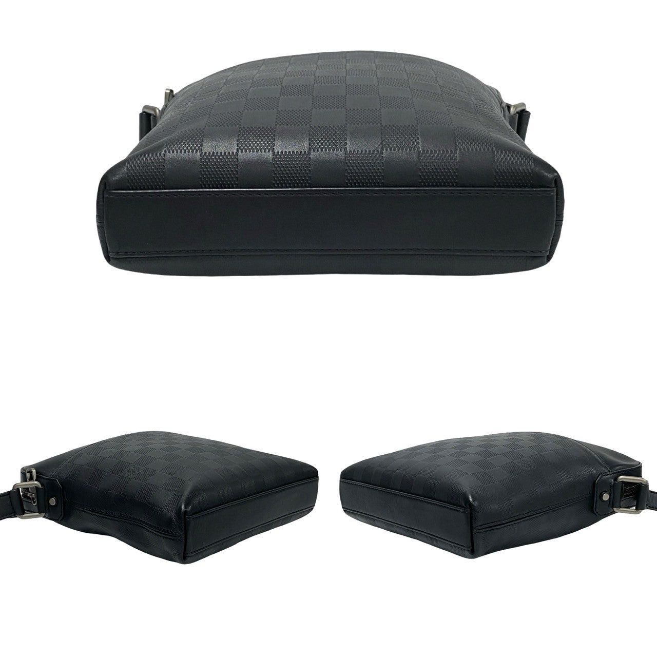 Louis Vuitton Louis Vuitton Shoulder Bag Black Leather Size ONE SIZE - 6 Thumbnail