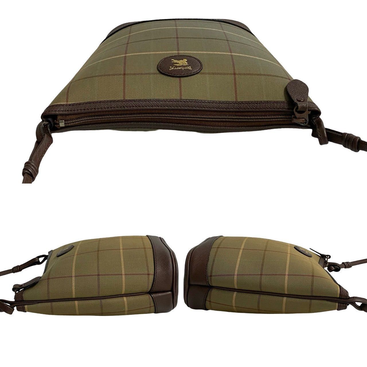Burberry Burberry Shoulder Bag Green Leather Size ONE SIZE - 5 Thumbnail