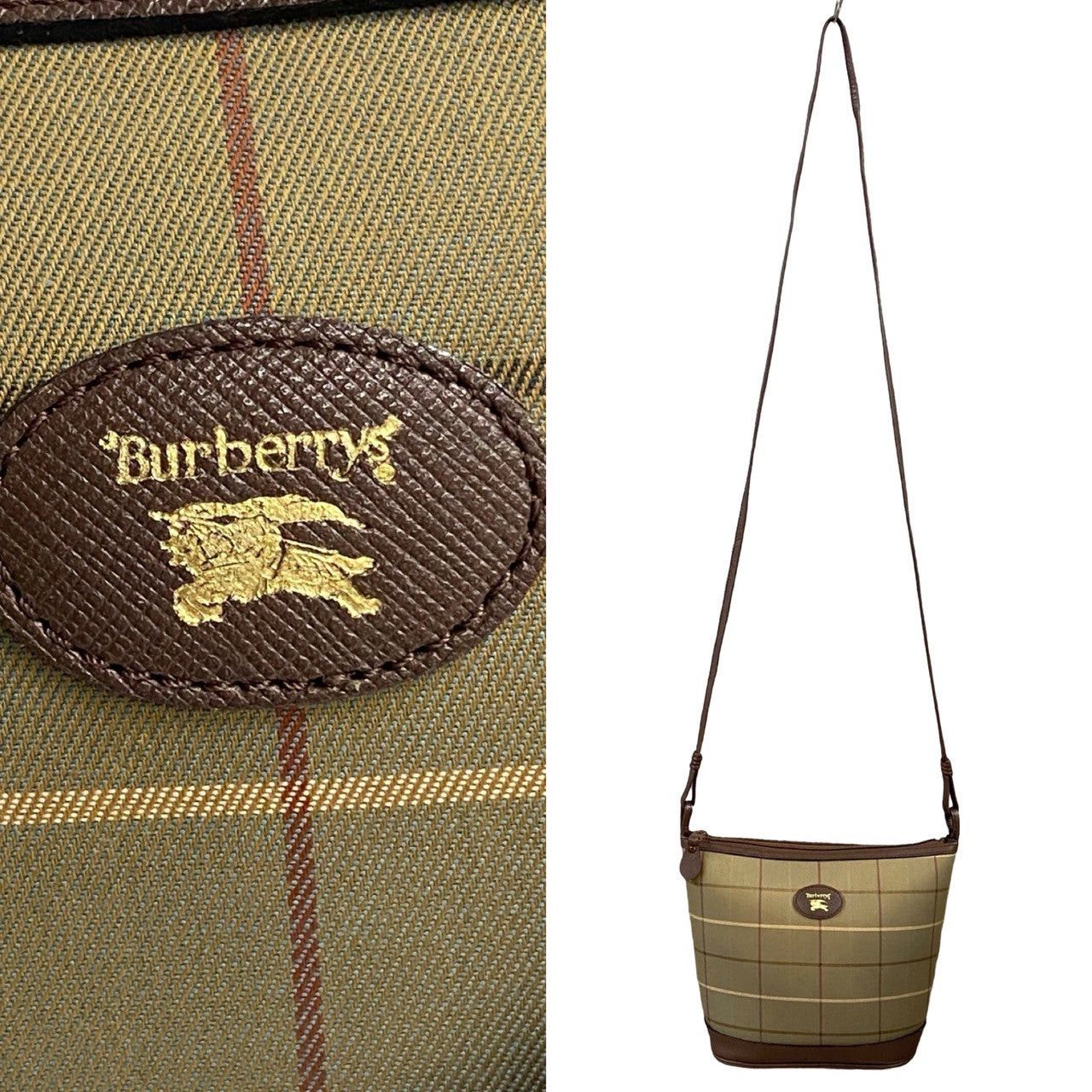 Burberry Burberry Shoulder Bag Green Leather Size ONE SIZE - 2 Thumbnail