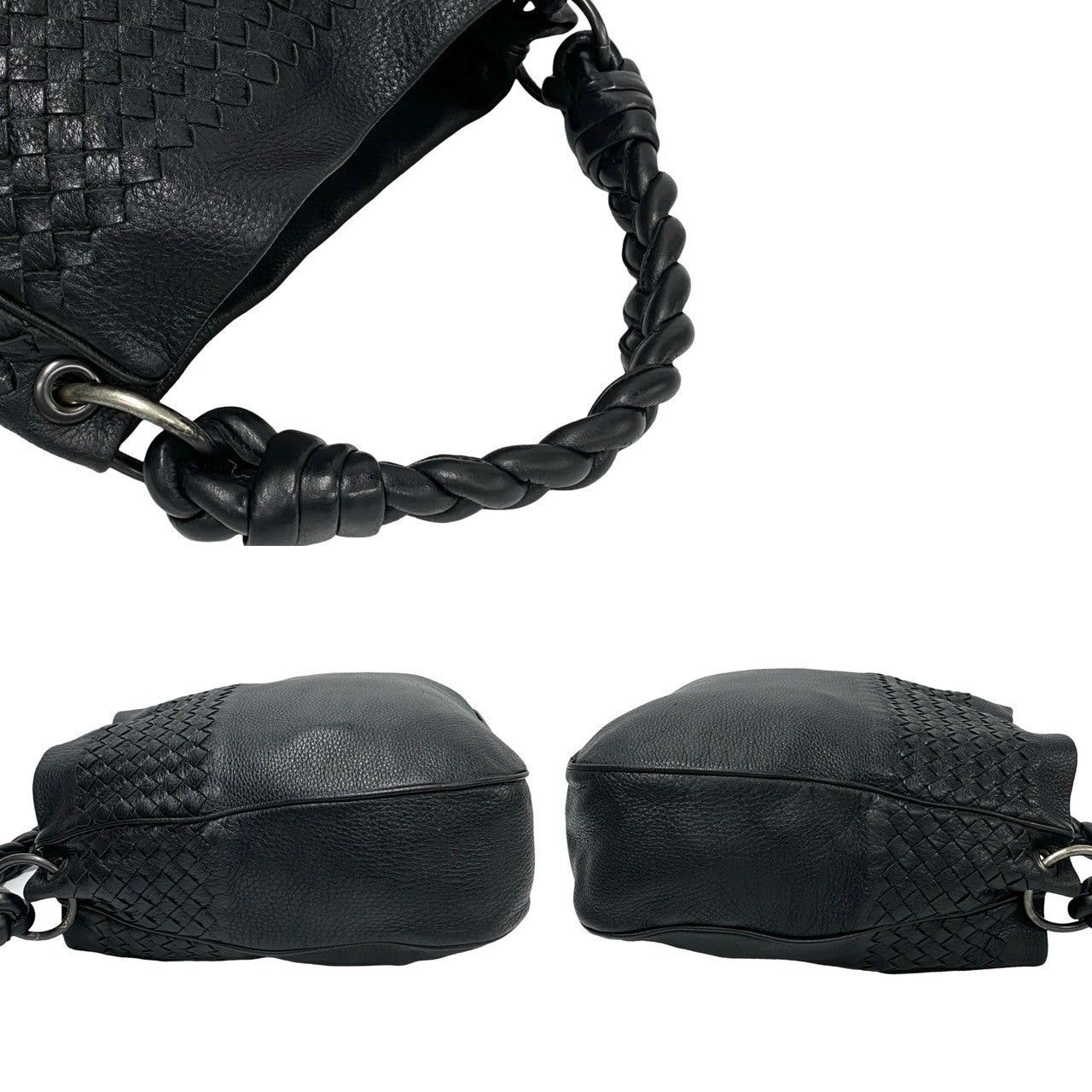 Bottega Veneta Bottega Veneta Handbag Black Leather Size ONE SIZE - 5 Thumbnail