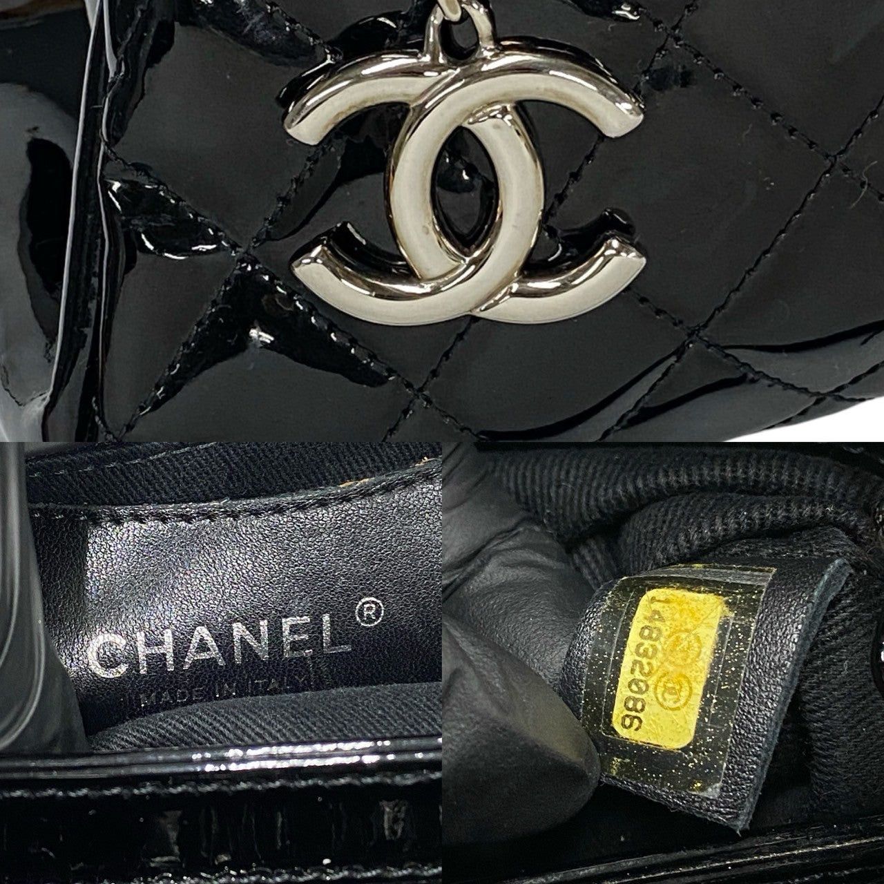 Chanel Chanel Handbag Black Leather Size ONE SIZE - 3 Thumbnail
