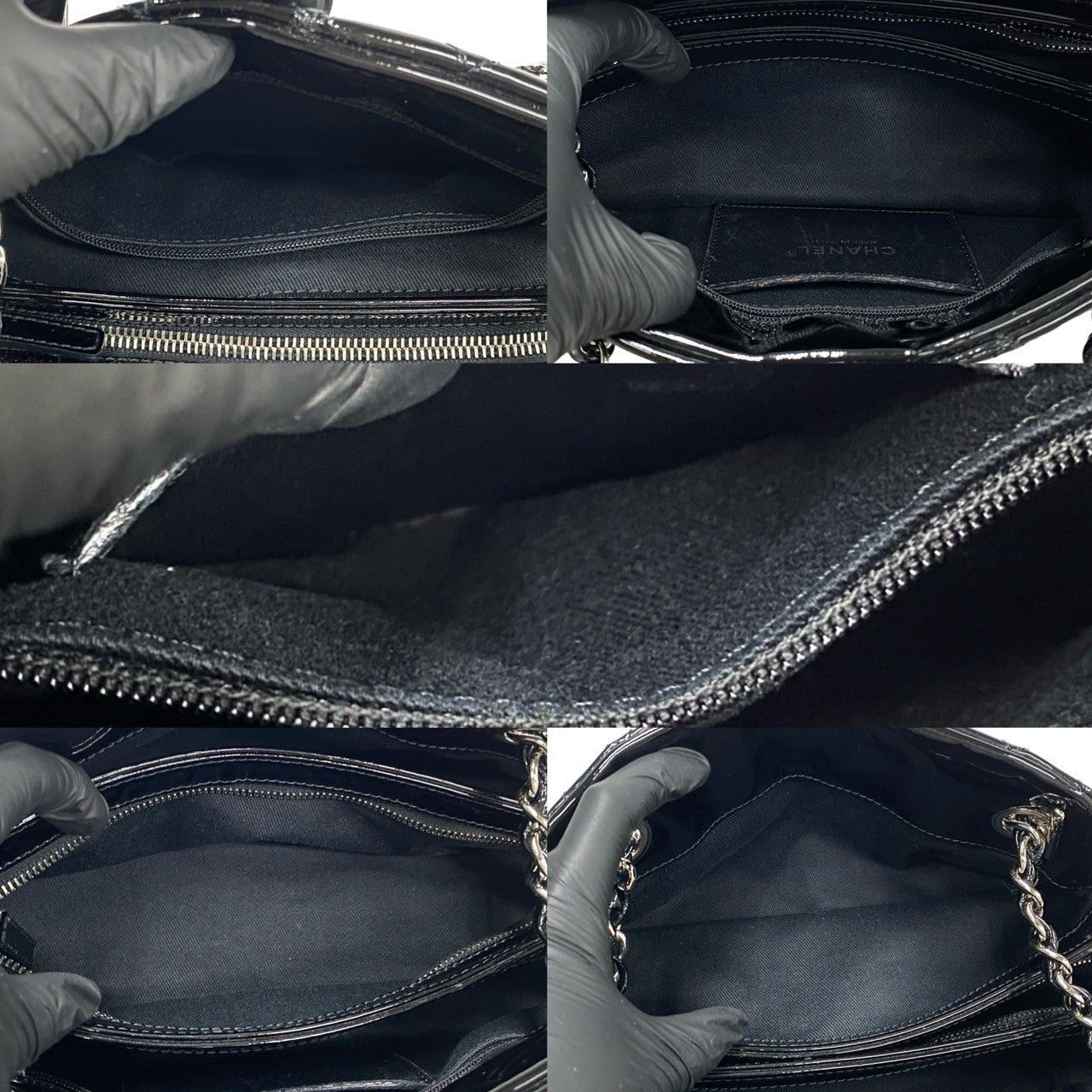 Chanel Chanel Handbag Black Leather Size ONE SIZE - 8 Thumbnail