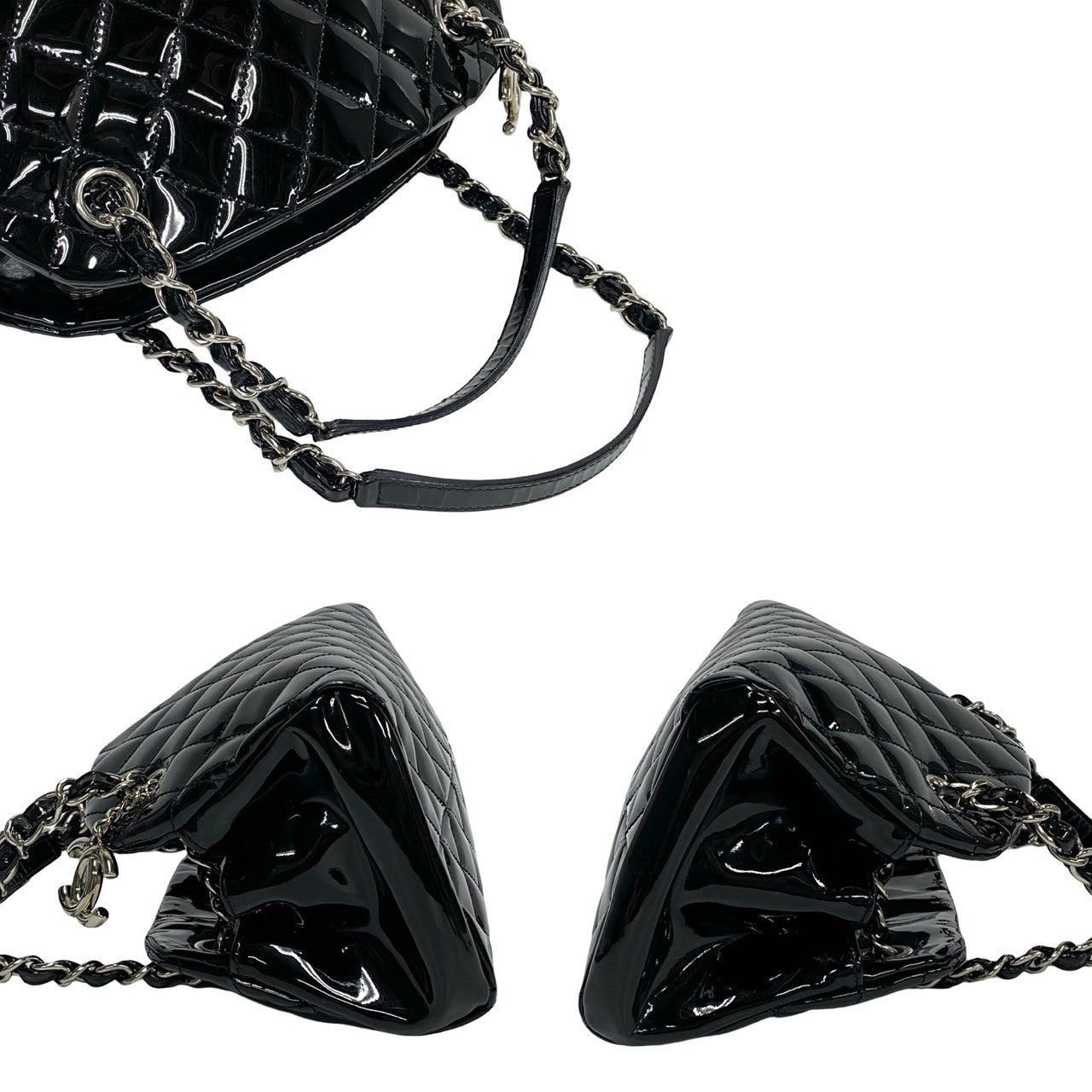 Chanel Chanel Handbag Black Leather Size ONE SIZE - 5 Thumbnail