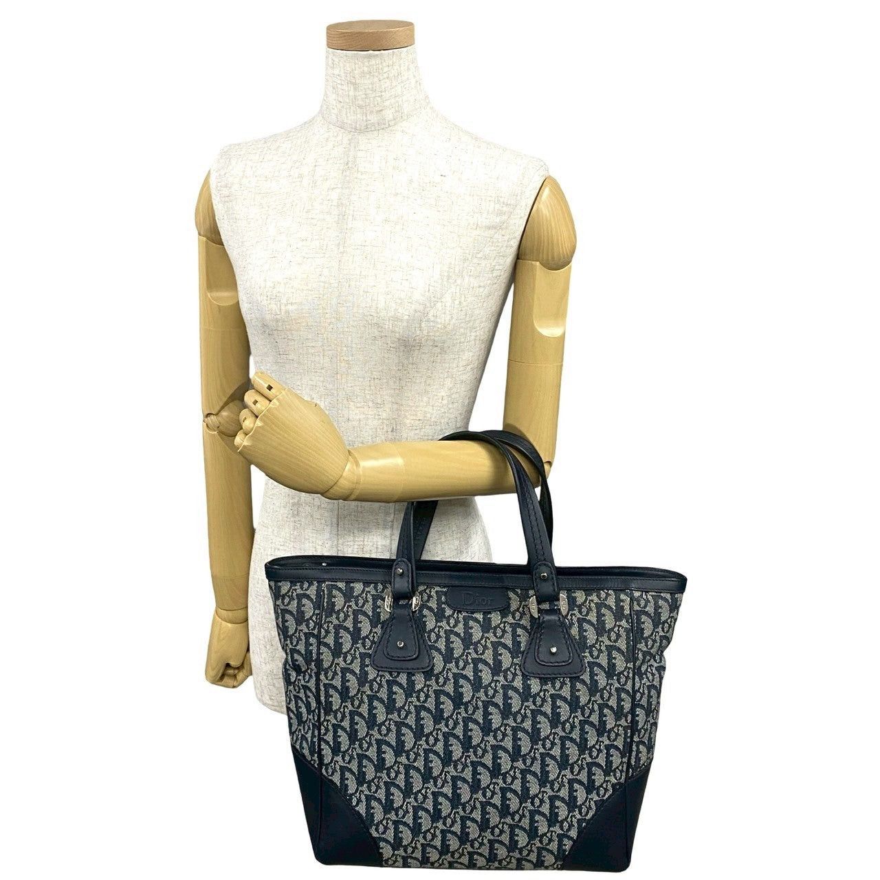 Dior Dior Handbag Blue Cotton Size ONE SIZE - 2 Thumbnail