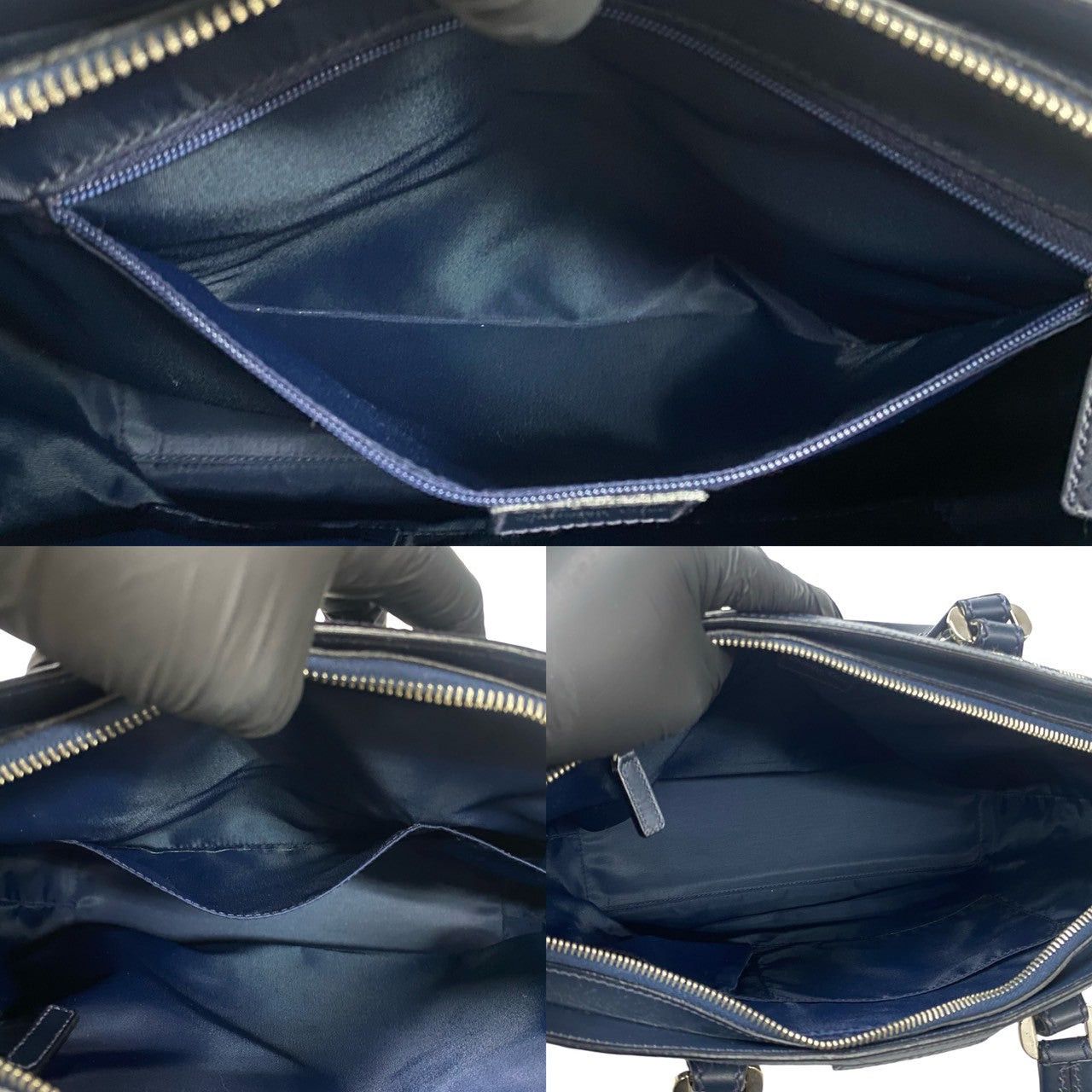 Dior Dior Handbag Blue Cotton Size ONE SIZE - 8 Thumbnail