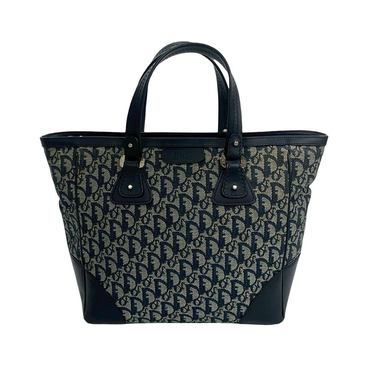 Dior Dior Handbag Blue Cotton Size ONE SIZE - 4 Thumbnail