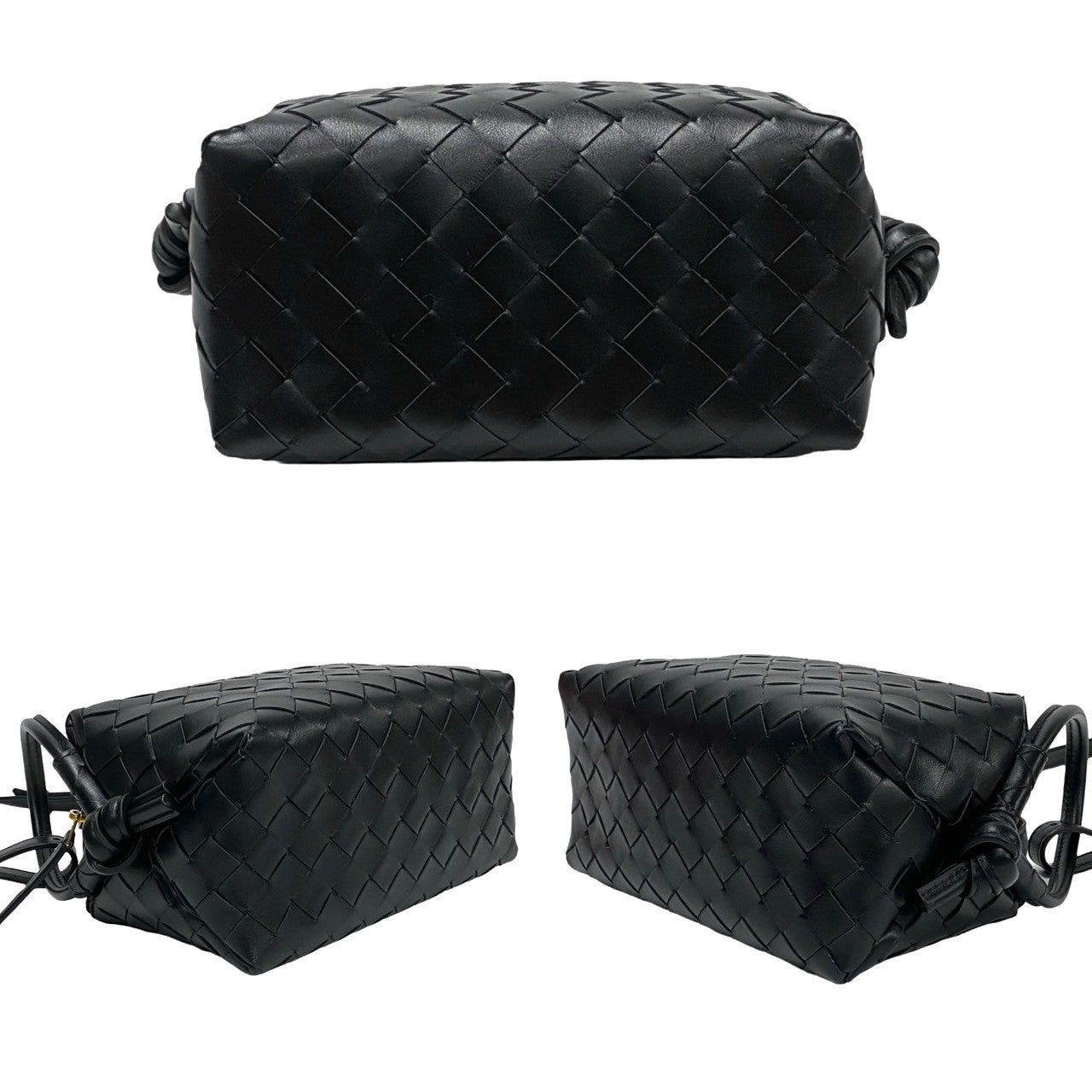 Bottega Veneta Bottega Veneta Shoulder Bag Black Leather Size ONE SIZE - 6 Thumbnail