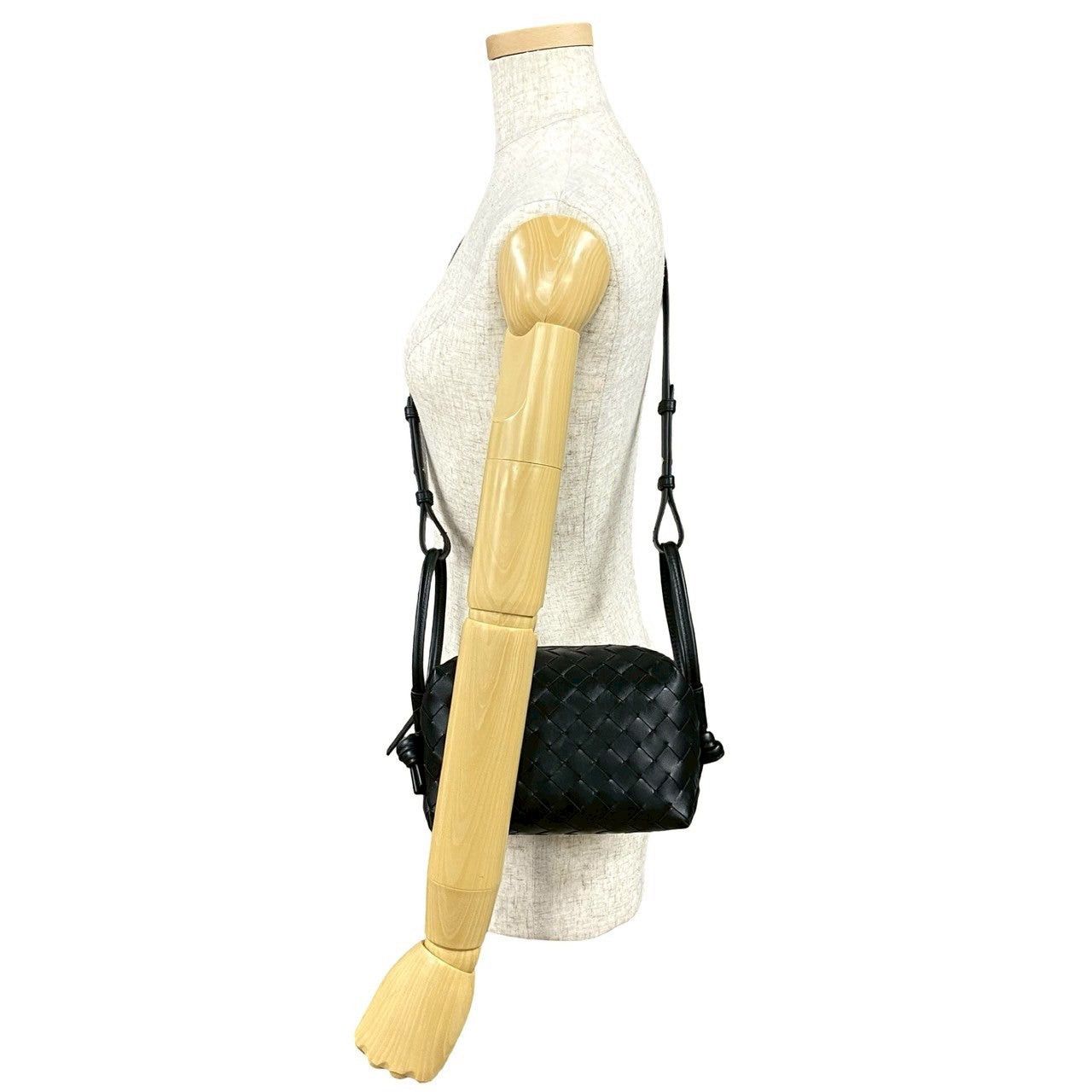 Bottega Veneta Bottega Veneta Shoulder Bag Black Leather Size ONE SIZE - 2 Thumbnail
