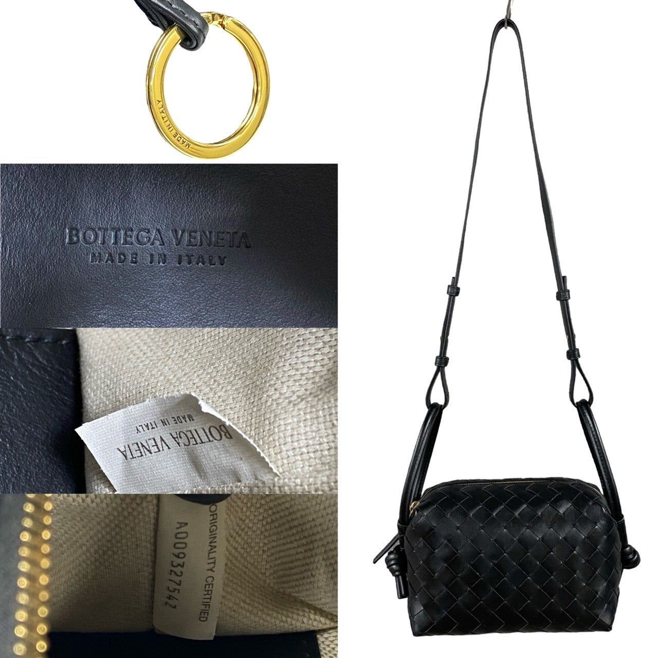Bottega Veneta Bottega Veneta Shoulder Bag Black Leather Size ONE SIZE - 3 Thumbnail