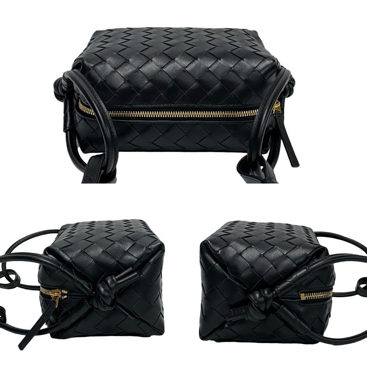 Bottega Veneta Bottega Veneta Shoulder Bag Black Leather Size ONE SIZE - 5 Thumbnail