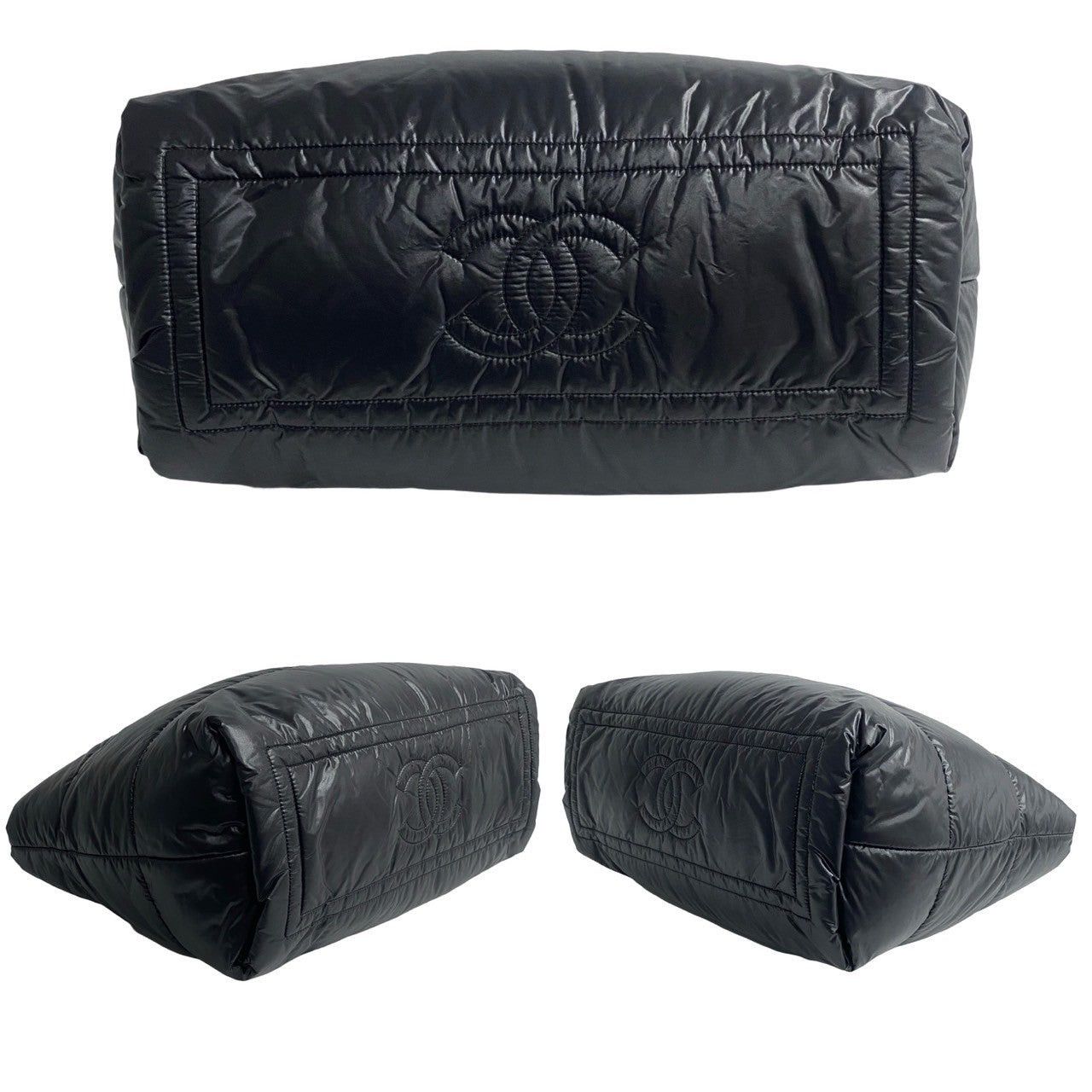 Chanel Chanel Tote Bag Black Synthetic Size ONE SIZE - 6 Thumbnail