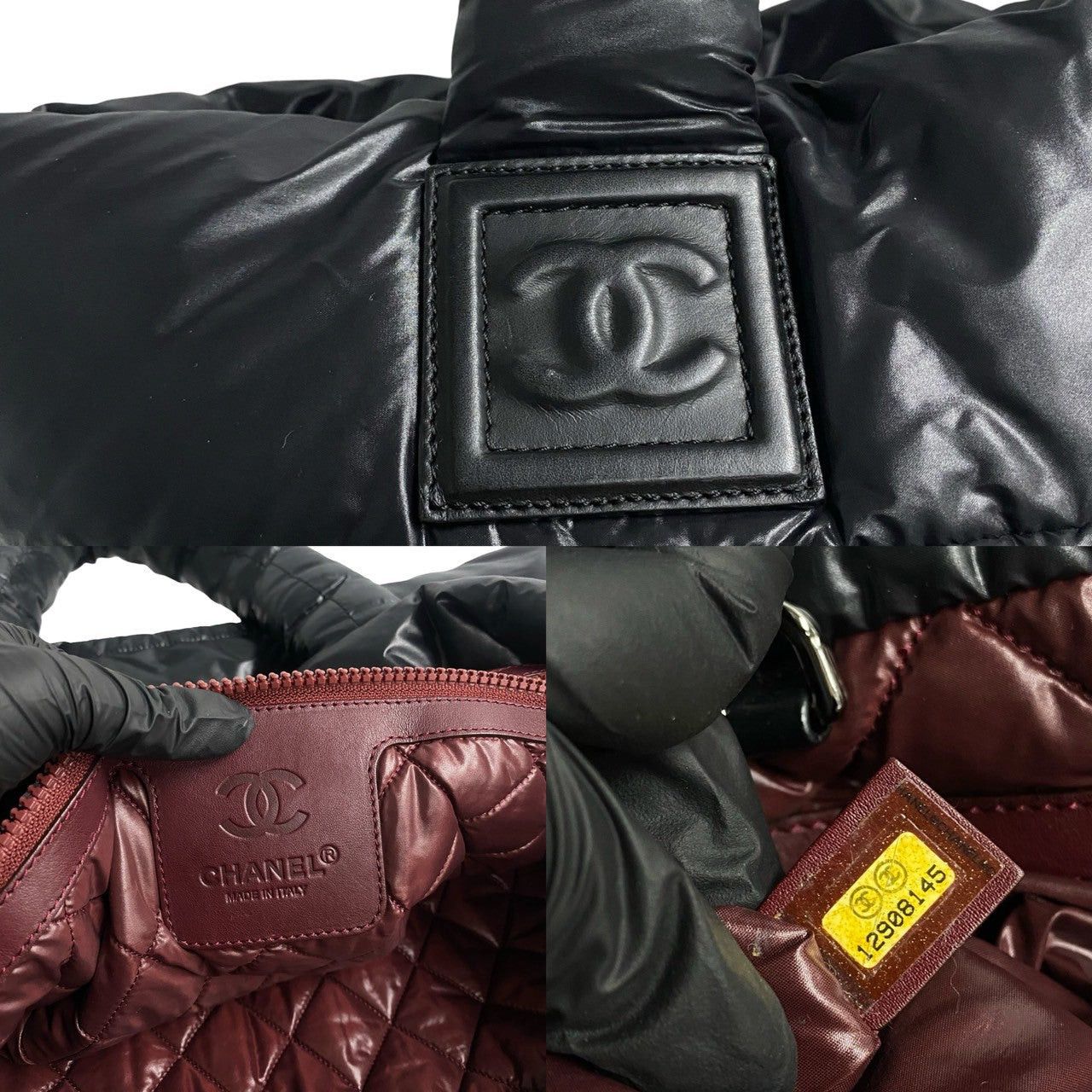 Chanel Chanel Tote Bag Black Synthetic Size ONE SIZE - 3 Thumbnail