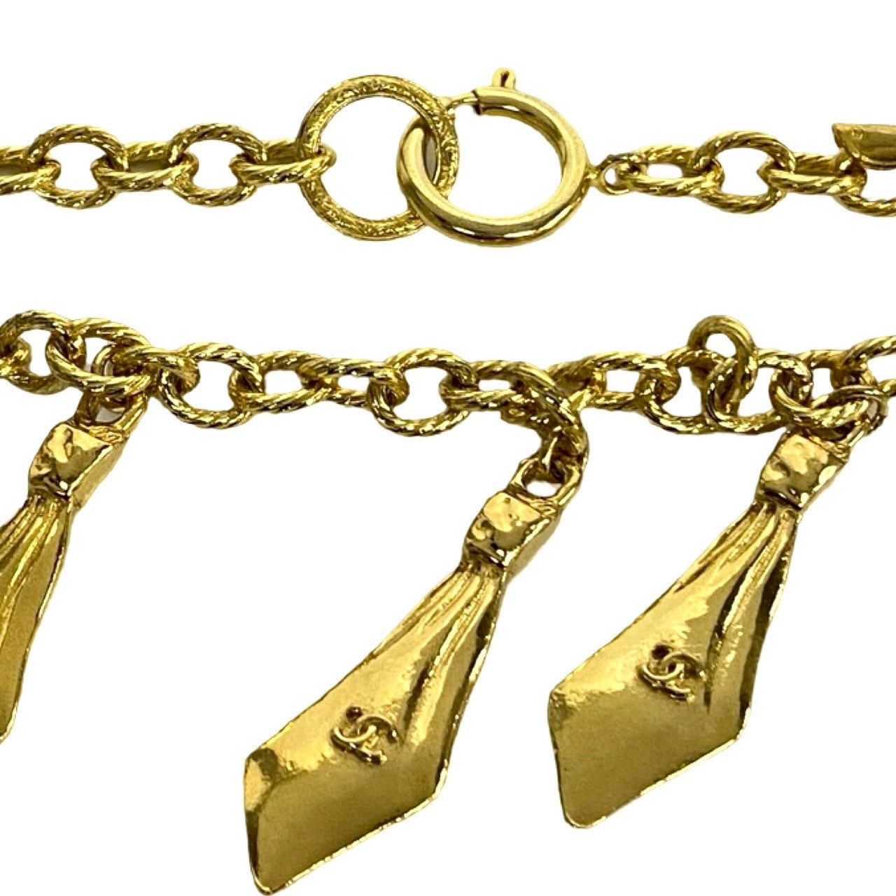 Chanel Chanel Necklace Gold Plated Size ONE SIZE - 5 Thumbnail