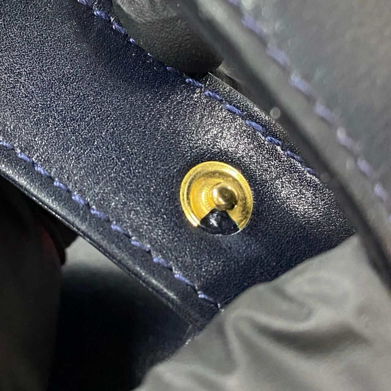 Gucci Shoulder Bag Blue Leather