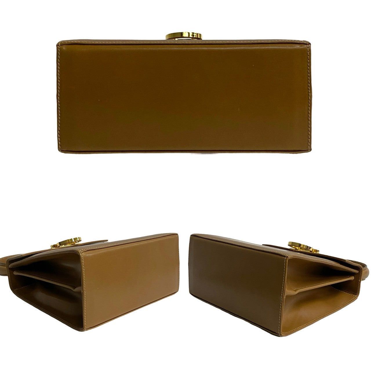 Salvatore Ferragamo Salvatore Ferragamo Shoulder Bag Brown Leather Size ONE SIZE - 6 Thumbnail