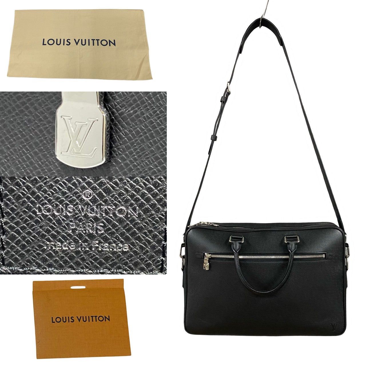 Louis Vuitton Louis Vuitton Shoulder Bag Black Leather Size ONE SIZE - 3 Thumbnail