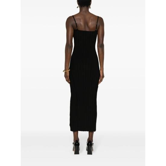 Jacquemus JACQUEMUS Women Dresses 241KN358 2355 990 BLACK Size S / US 4 / IT 40 - 3 Thumbnail
