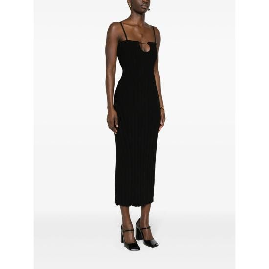Jacquemus JACQUEMUS Women Dresses 241KN358 2355 990 BLACK Size S / US 4 / IT 40 - 5 Thumbnail