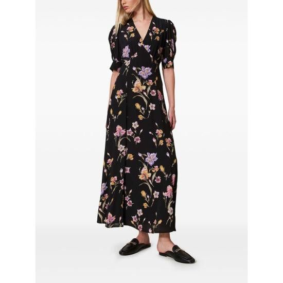 TWINSET TWINSET Women Dresses 251TP2770 12328 BLACK Size M / US 6-8 / IT 42-44 - 5 Thumbnail