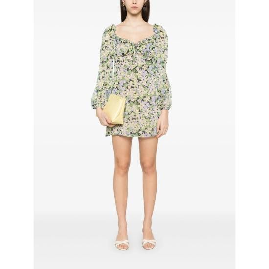 Raquel Diniz RAQUEL DINIZ Women Dresses 5S03022 NSS0019 00508 GREEN Size S / US 4 / IT 40 - 3 Thumbnail