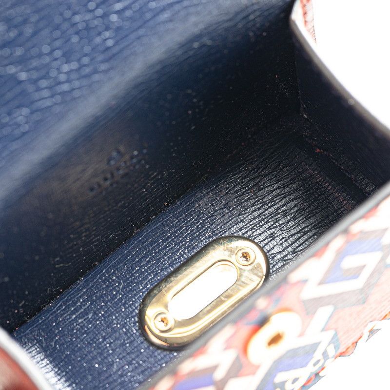 Gucci Gucci Gucci Geometric G Leather Key Holder Leather Key Chain 692957 DUTY FREE for USA Size ONE SIZE - 4 Thumbnail
