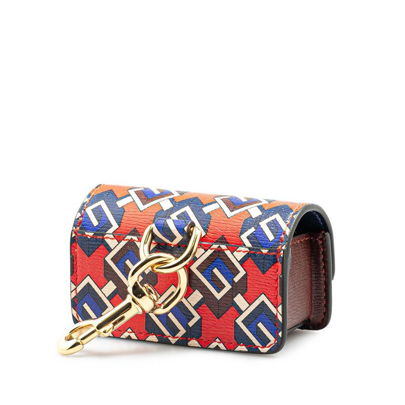 Gucci Gucci Gucci Geometric G Leather Key Holder Leather Key Chain 692957 DUTY FREE for USA Size ONE SIZE - 2 Thumbnail