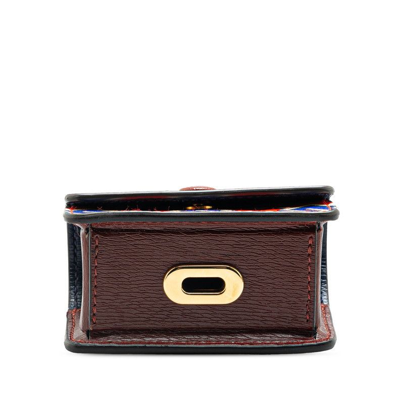 Gucci Gucci Gucci Geometric G Leather Key Holder Leather Key Chain 692957 DUTY FREE for USA Size ONE SIZE - 3 Thumbnail