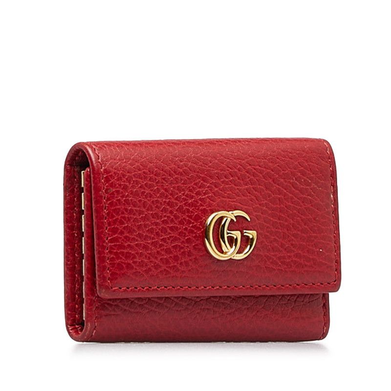 Gucci Gucci Gucci GG Marmont Leather Key Case Leather Key case 456118 Size ONE SIZE - 2 Thumbnail