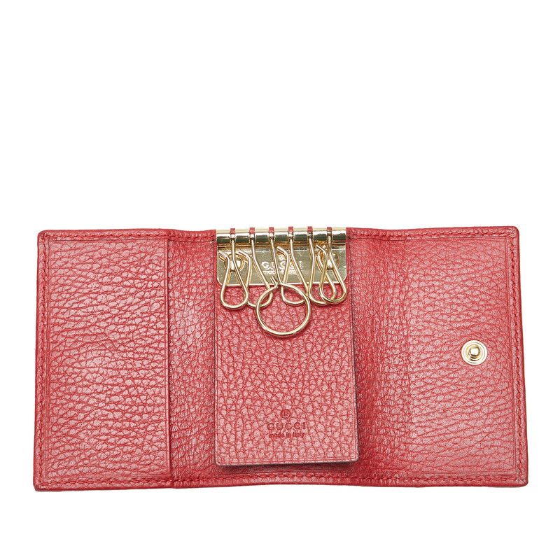 Gucci Gucci Gucci GG Marmont Leather Key Case Leather Key case 456118 Size ONE SIZE - 5 Thumbnail