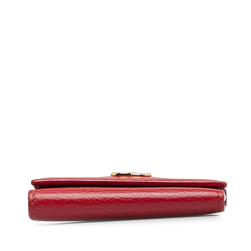 Gucci Gucci Gucci GG Marmont Leather Key Case Leather Key case 456118 Size ONE SIZE - 4 Thumbnail