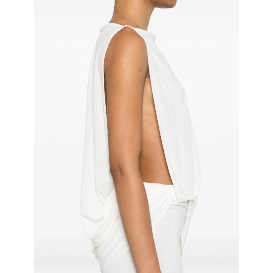 Jacquemus JACQUEMUS Women Dresses 251DR230 2381 100 WHITE Size L / US 10 / IT 46 - 4 Thumbnail