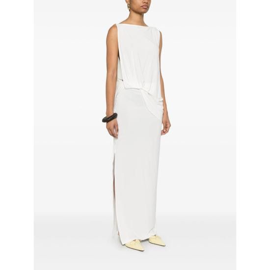 Jacquemus JACQUEMUS Women Dresses 251DR230 2381 100 WHITE Size L / US 10 / IT 46 - 2 Thumbnail