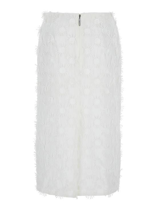 MSGM MSGM Women Skirts 3841MDD1125712101 White Size 28" / US 6 / IT 42 - 2 Thumbnail