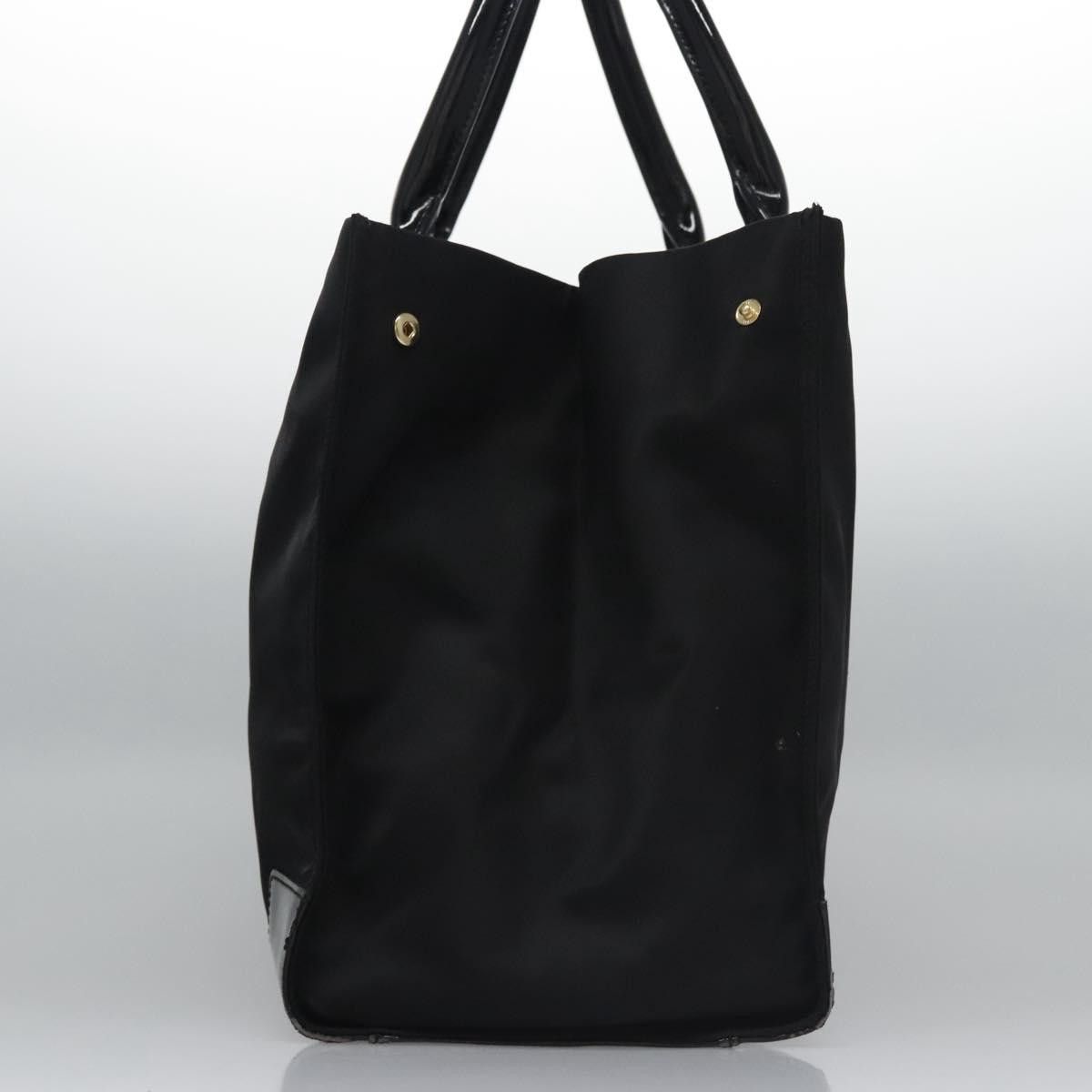 Tory Burch TORY BURCH Tote Bag Nylon Black Auth nb271 Size ONE SIZE - 4 Thumbnail