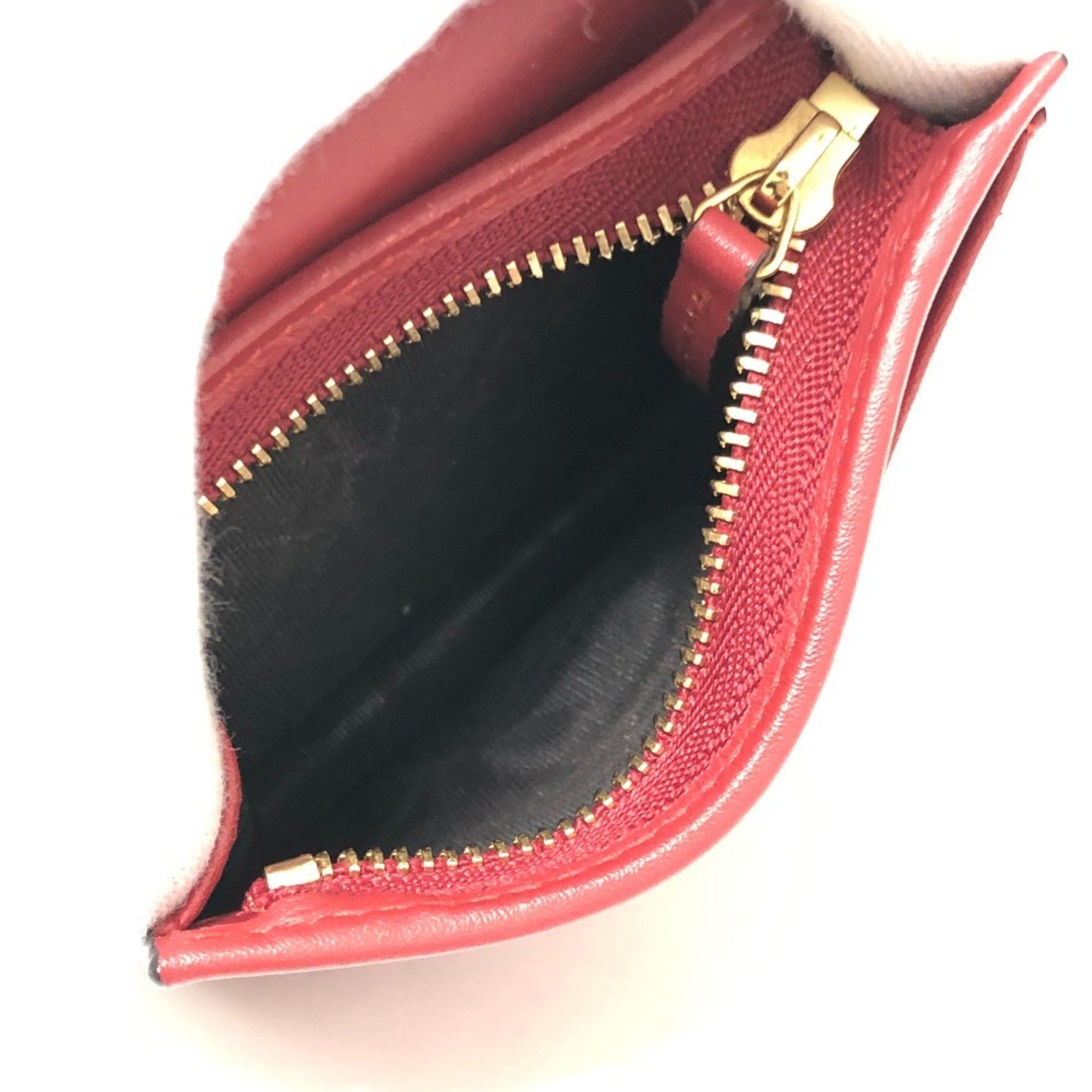 Gucci GUCCI 506277 GG Supreme Bosco Wallet Compact Bi-fold Canvas Women's Beige Size ONE SIZE - 11 Thumbnail