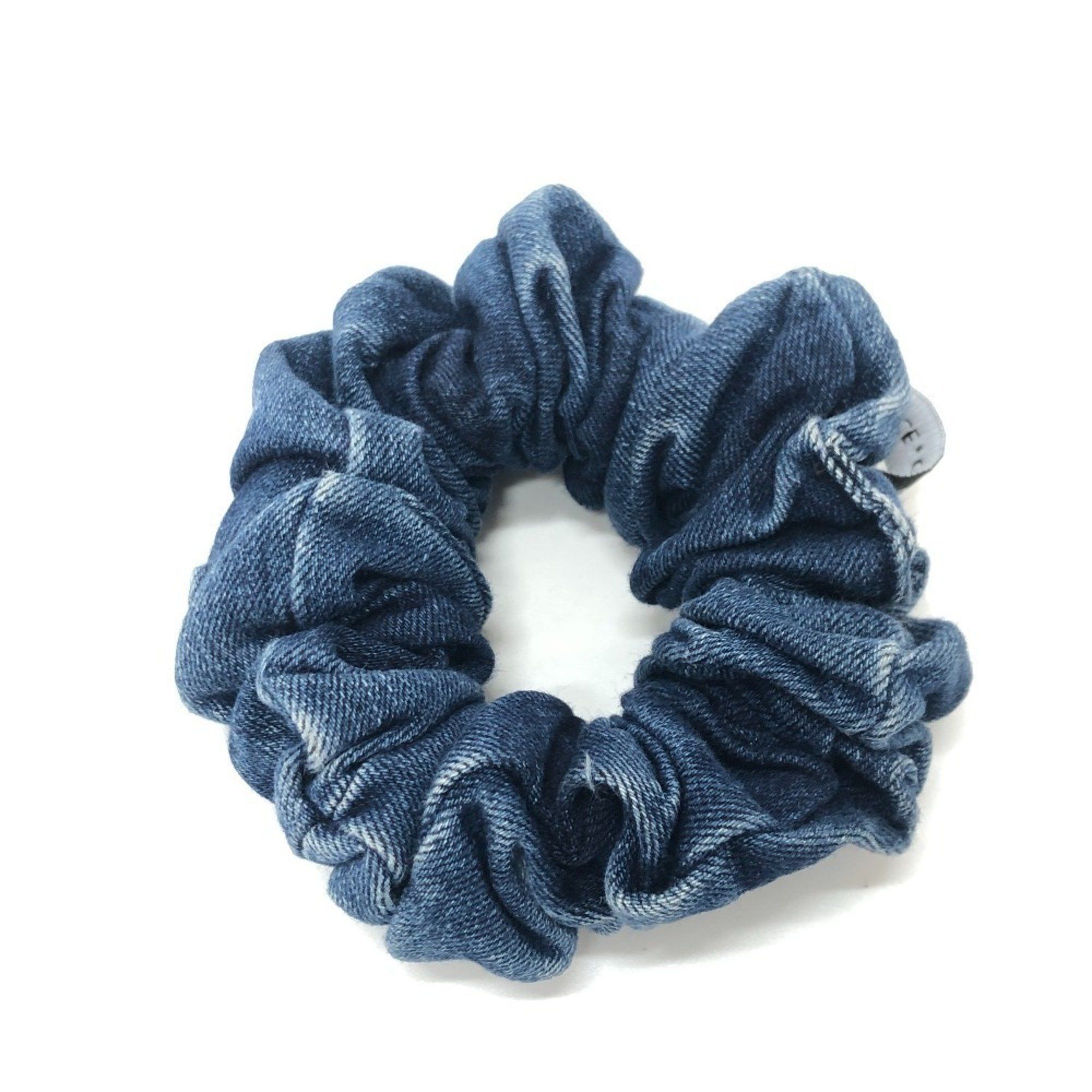 Dolce & Gabbana DOLCE&GABBANA Dolce & Gabbana Hair Tie Scrunchie Elastic Denim Women's Blue Size ONE SIZE - 5 Thumbnail
