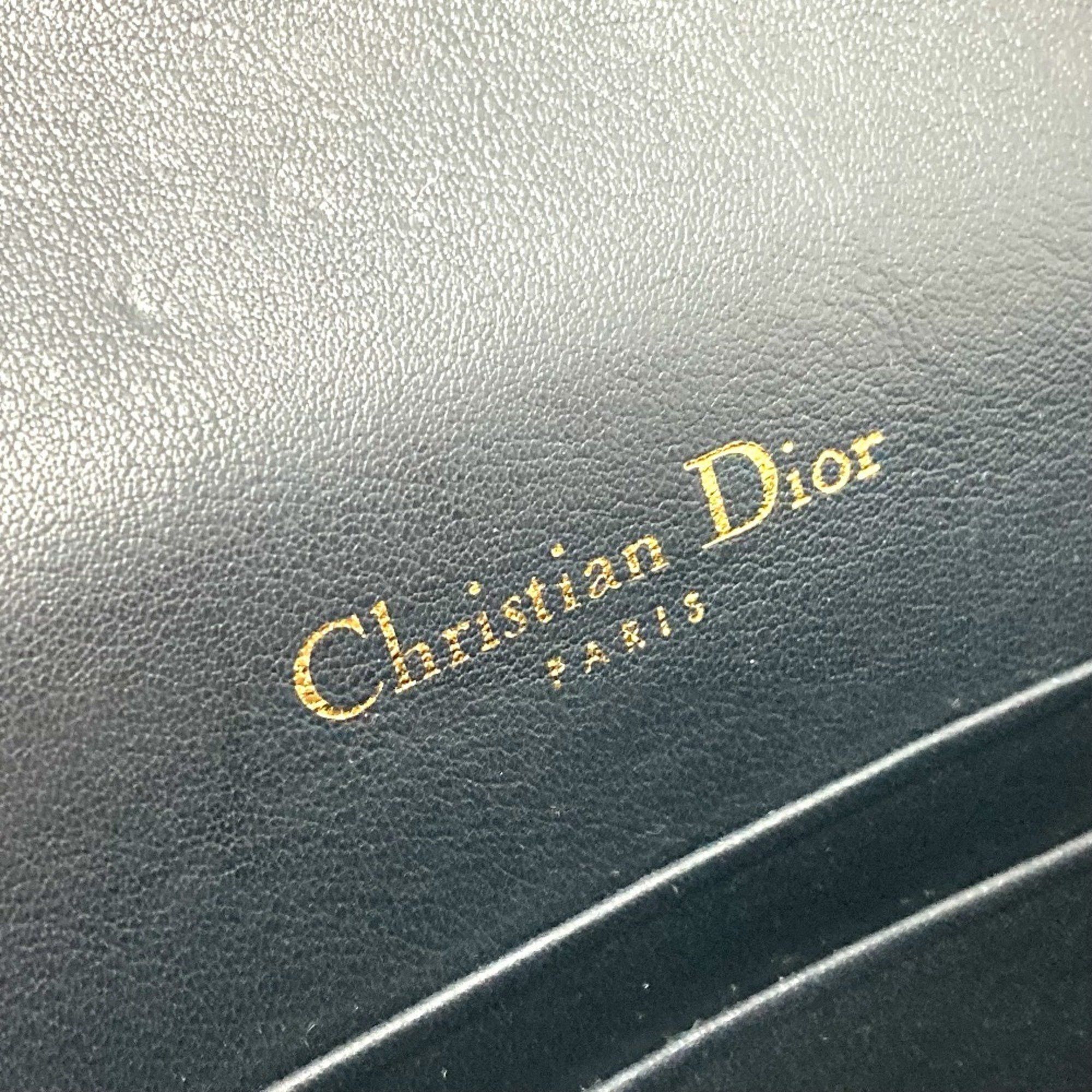 Dior Christian Dior Dior S5619CTZQ_M928 Oblique Trotter Saddle Belt Pouch Bag Waist Body Leather Canvas Men's Navy Size ONE SIZE - 10 Thumbnail