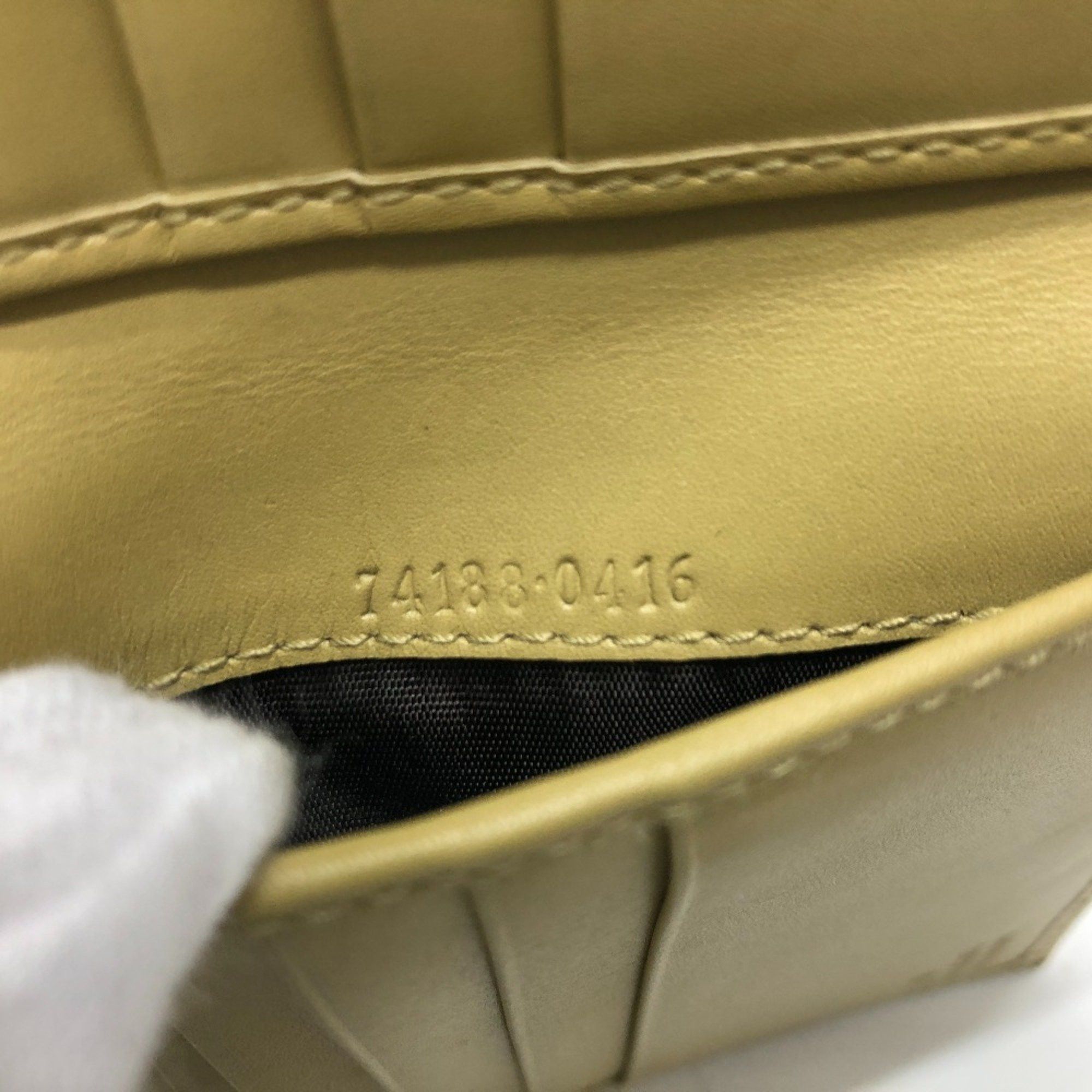 Gucci GUCCI GG Marmont logo double hook bi-fold wallet compact leather women's beige Size ONE SIZE - 17 Thumbnail