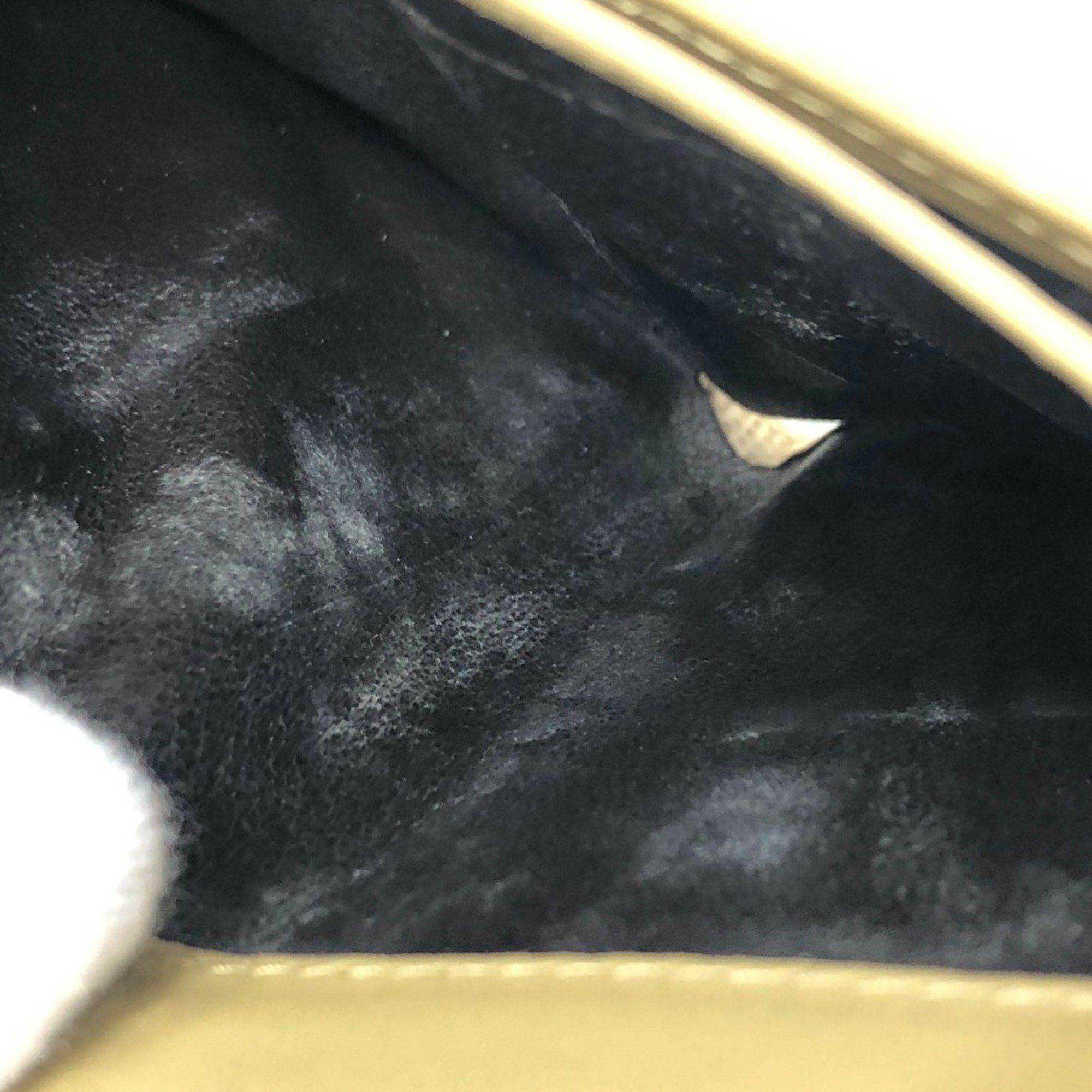 Gucci GUCCI GG Marmont logo double hook bi-fold wallet compact leather women's beige Size ONE SIZE - 14 Thumbnail