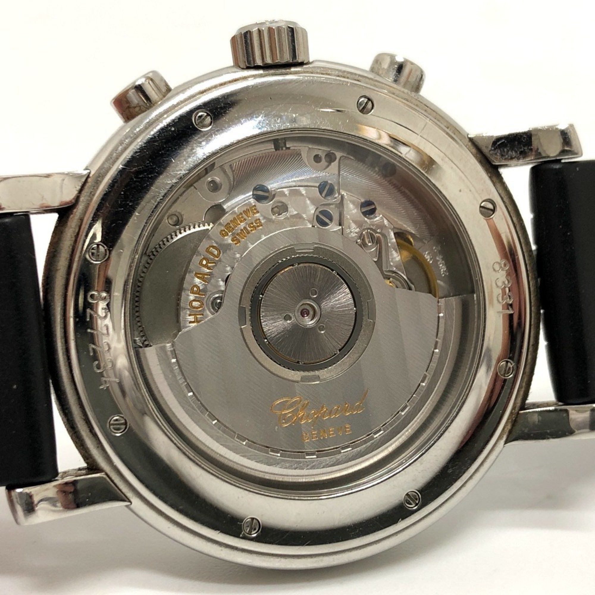 Chopard Chopard 8331 Milleria Chronograph Automatic Wristwatch Watch Stainless Steel Men's Silver Size ONE SIZE - 11 Thumbnail