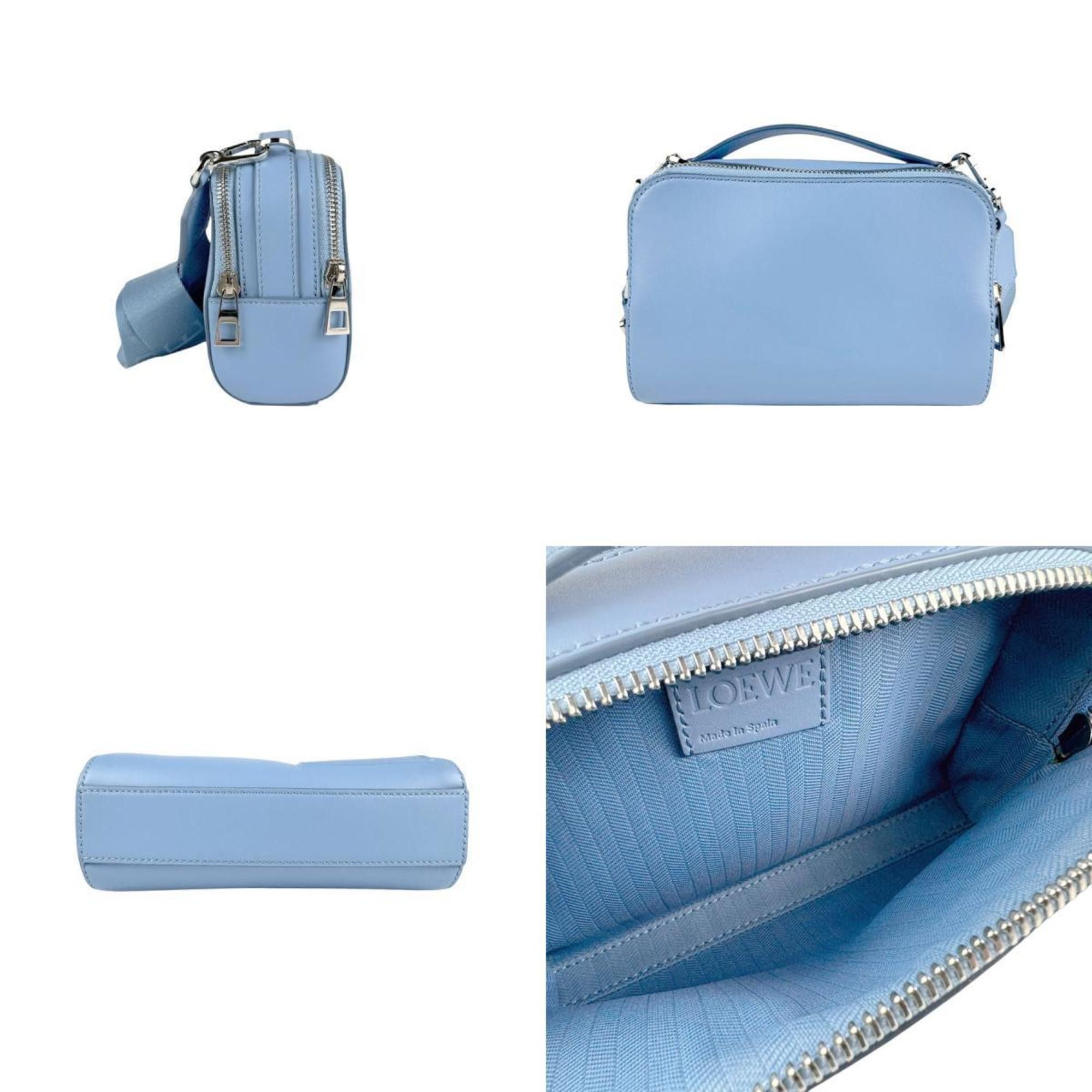 Loewe LOEWE Shoulder Bag Crossbody Camera Mini Leather Blue Silver Men's z4322 Size ONE SIZE - 2 Thumbnail