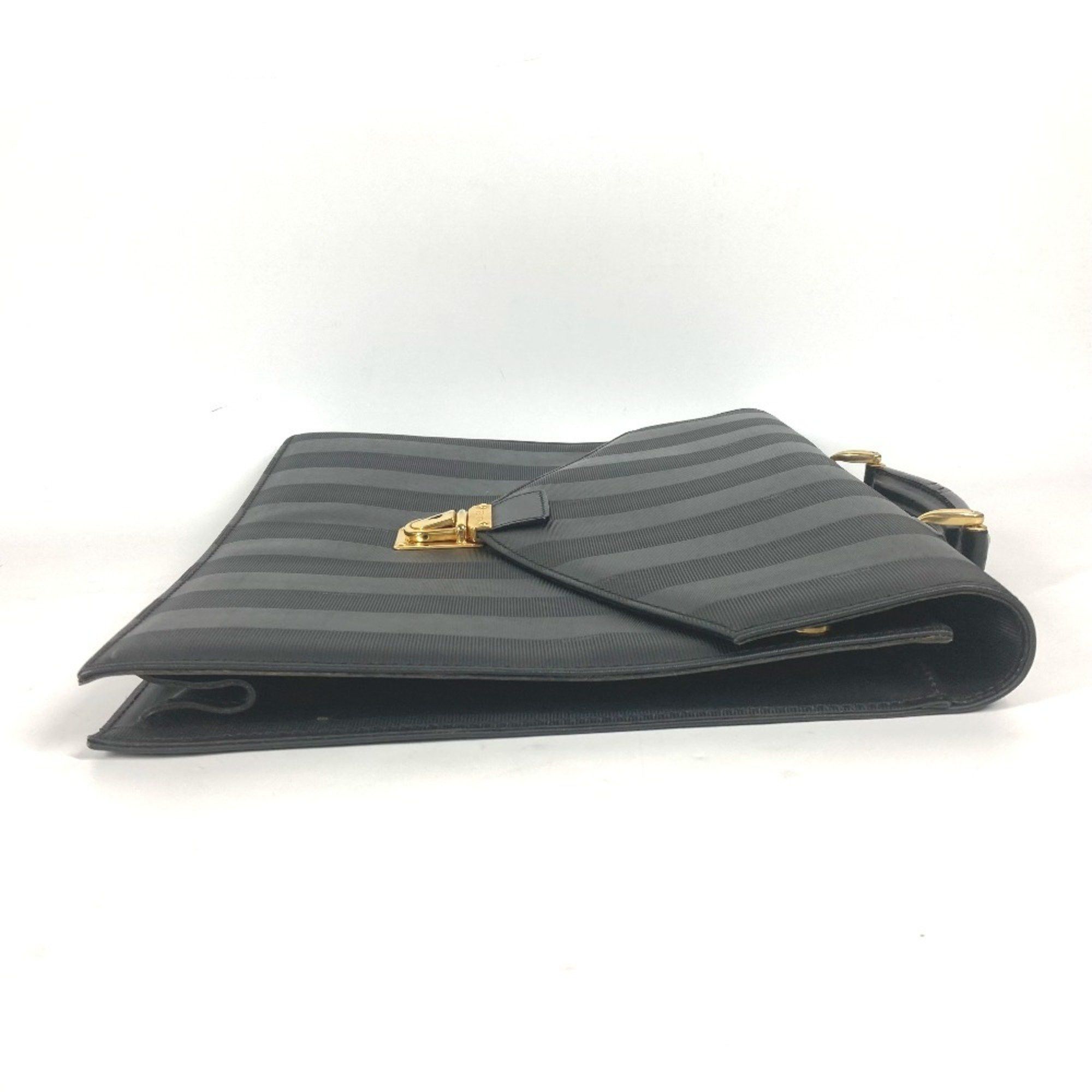 Fendi Fendi Bag Pecan Handbag Document Briefcase Business Men's Black Size ONE SIZE - 4 Thumbnail