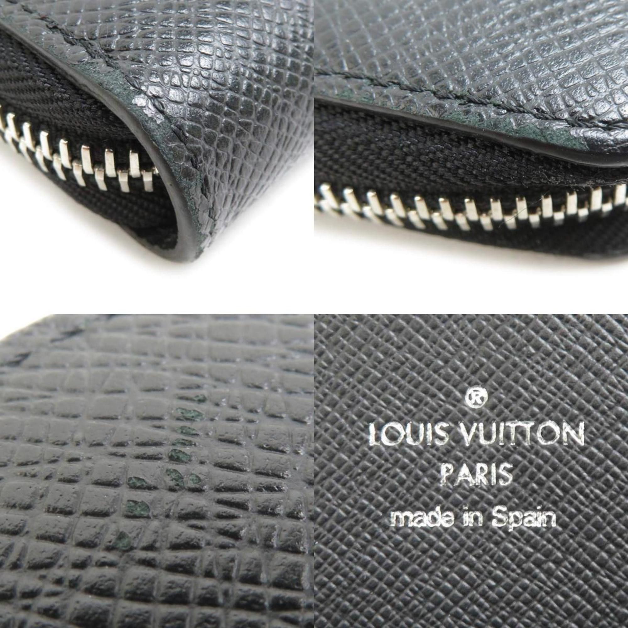 Louis Vuitton Louis Vuitton Round Long Wallet Taiga Zippy Organizer NM Ardoise Men's M30056 h30979a Size ONE SIZE - 5 Thumbnail